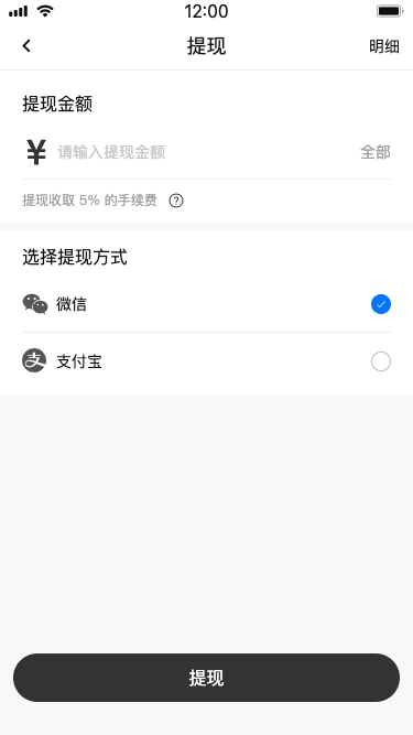 提现